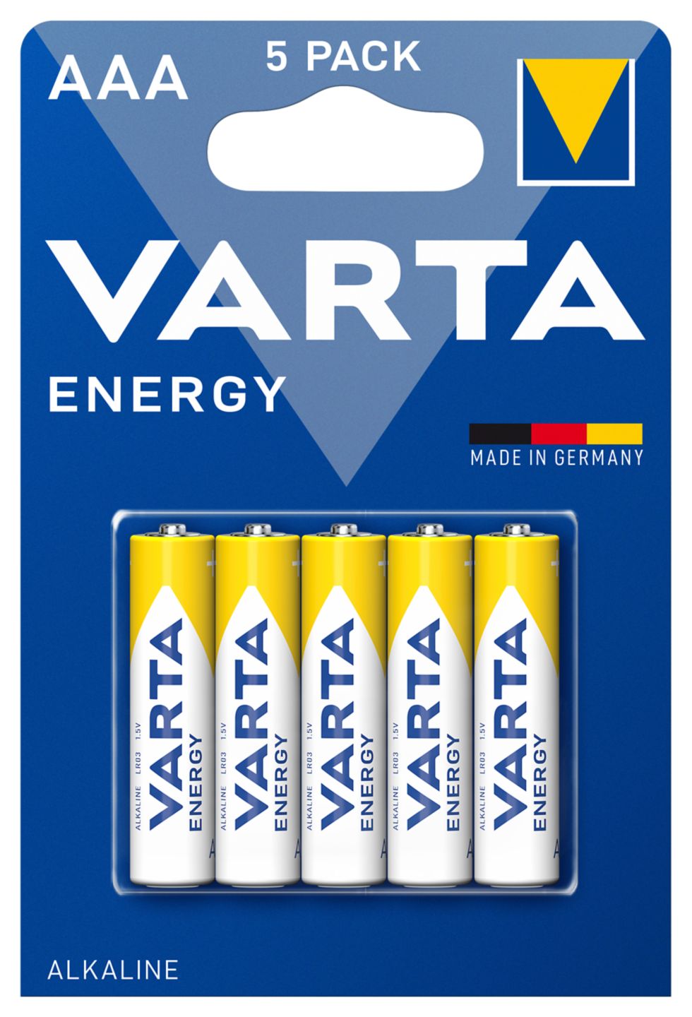 Батерии Energy AAA или АА (Varta)