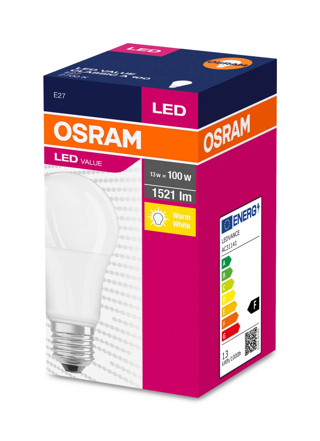 LED VALUE лампа E27 (Osram)