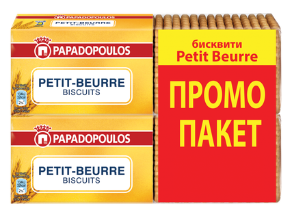 PAPADOPOULOS Бисквити Petit-Beurre