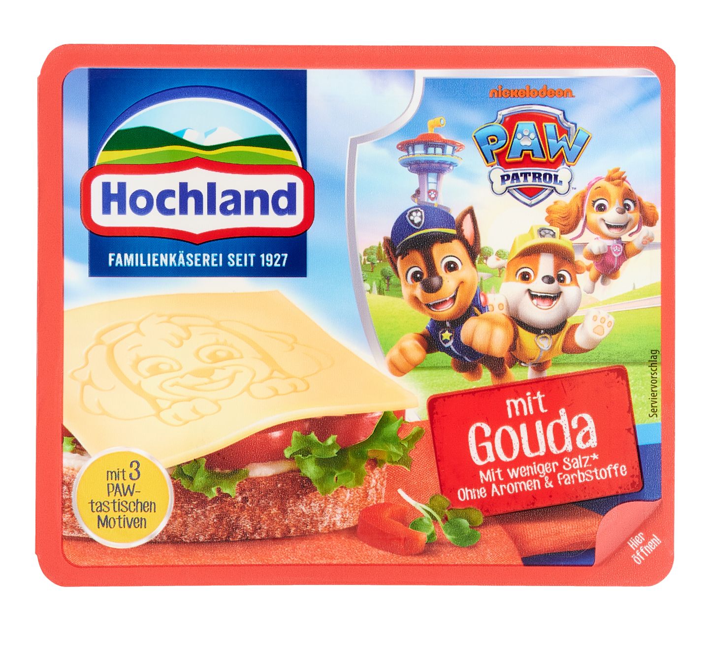 Топено сирене с гауда Paw Patrol (HOCHLAND)