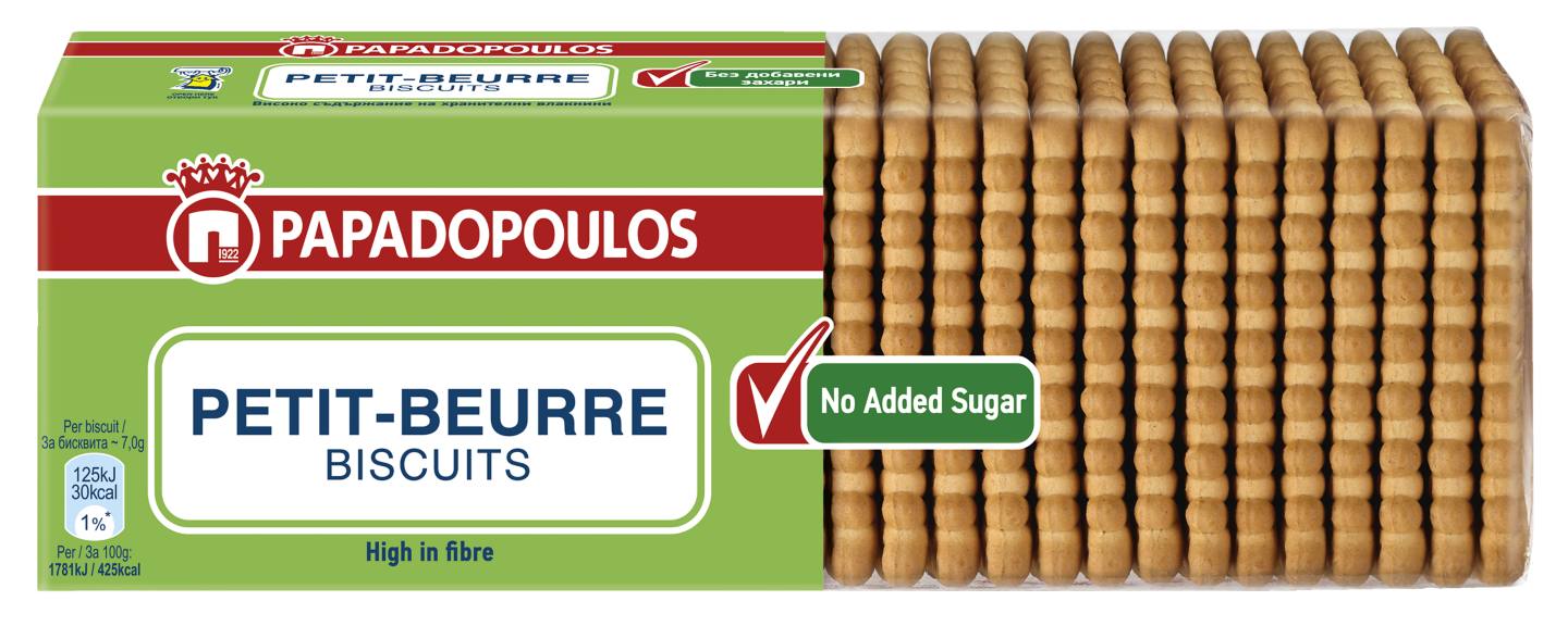 Бисквити Petit Beurre (Papadopoulos)