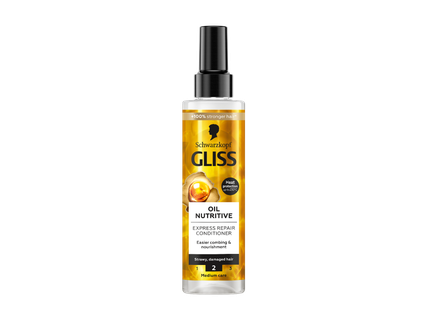 SCHWARZKOPF GLISS Спрей балсам с масла или шампоан