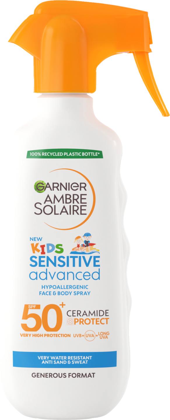 Слънцезащитен спрей Sensitive (GARNIER AMBRE SOLAIRE KIDS)