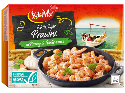 SOL & MAR Бели тигрови скариди