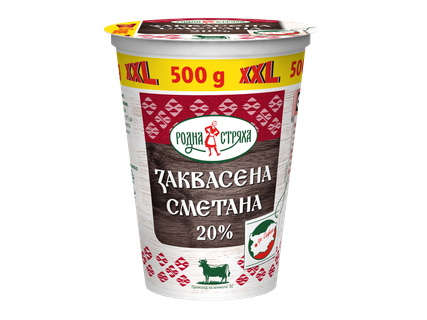РОДНА СТРЯХА Заквасена сметана XXL